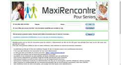 Desktop Screenshot of maxisenior.fr